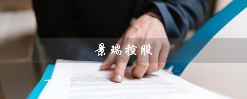 景瑞控股（景瑞控股是什么公司）