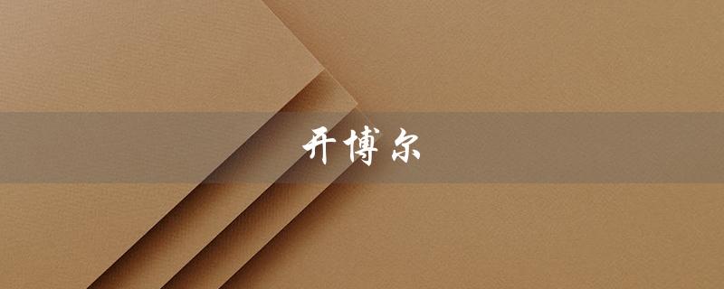 开博尔（开博尔机顶盒是什么）