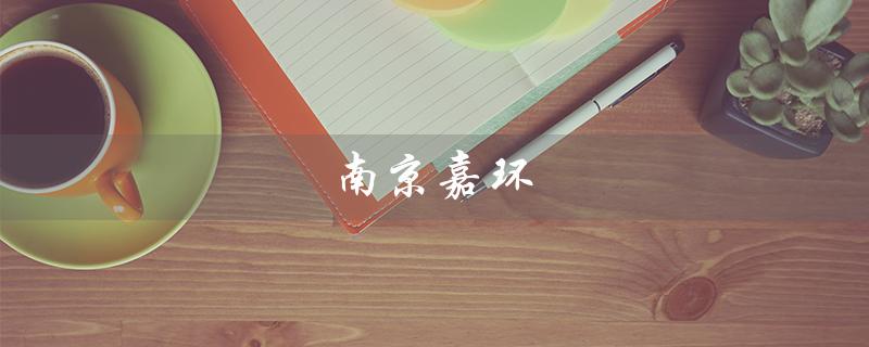南京嘉环(南京嘉环科技好吗)