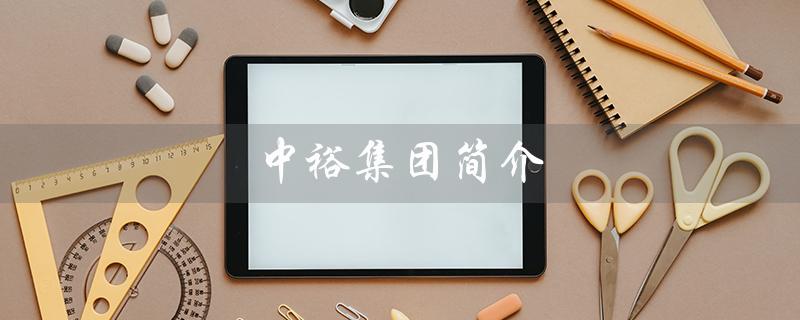 中裕集团简介（滨州中裕集团是什么）