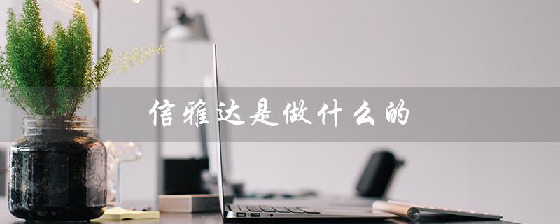 信雅达是做什么的(信雅达公司的简介是什么)