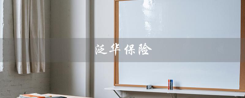 泛华保险(泛华保险公司排名)