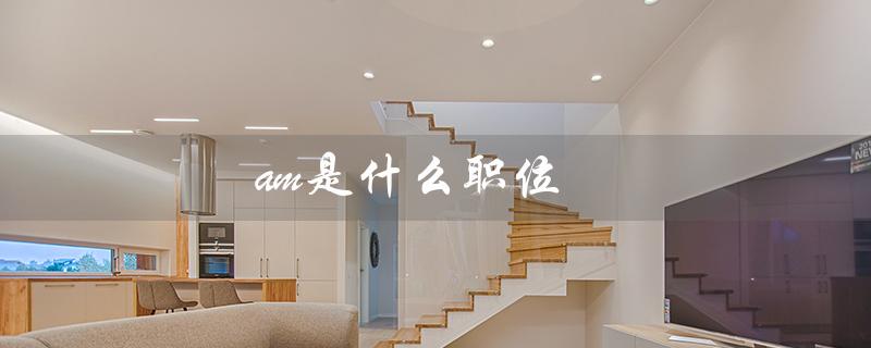 am是什么职位（am职位的简称是什么）