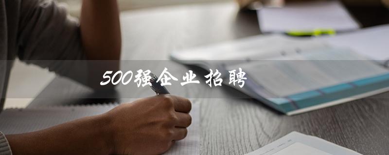 500强企业招聘（上海500强企业招聘）
