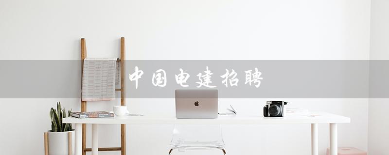 中国电建招聘（中国电建2023招聘）