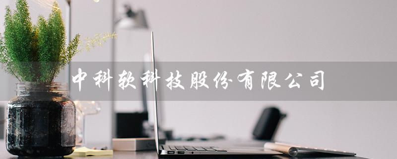 中科软科技股份有限公司（中科软科技怎么样）