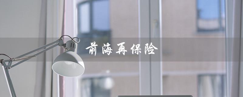 前海再保险（前海再保险国企吗）