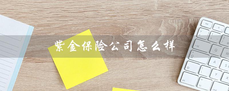 紫金保险公司怎么样（紫金车险怎么样）