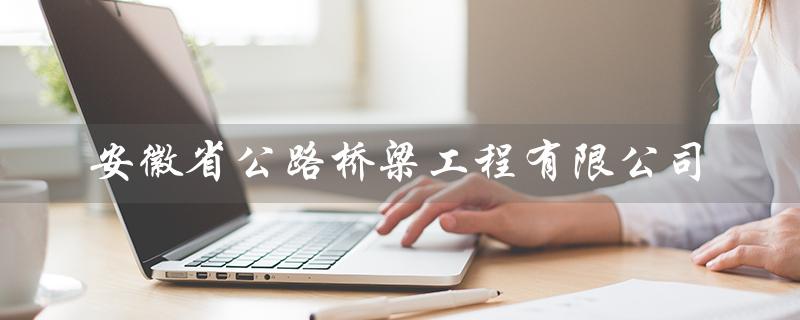 安徽省公路桥梁工程有限公司（安徽公路桥梁是国企吗）